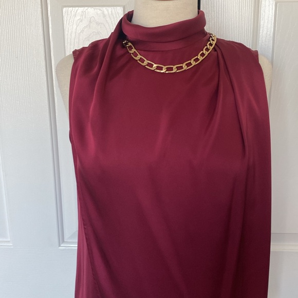 Reiss Freya Chain Detail Sleeveless Top Size - Picture 4 of 14